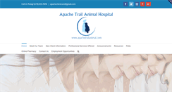 Desktop Screenshot of apachetrailanimal.com
