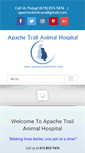 Mobile Screenshot of apachetrailanimal.com